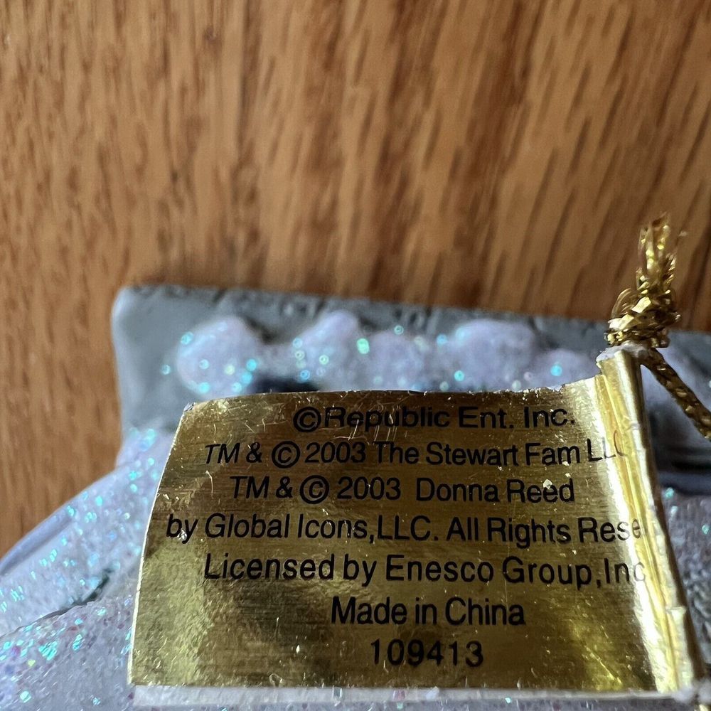 ENESCO It's A Wonderful Life BAILEY BUILDING & LOAN Light Up Hang Ornament VTG - Picture 5 of 6